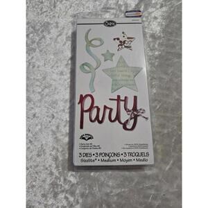 Sizzix die 658034 party set brand new in packaging